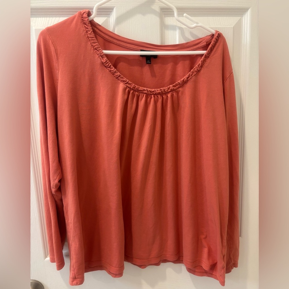 5:$25 Talbots Coral/Peach color top